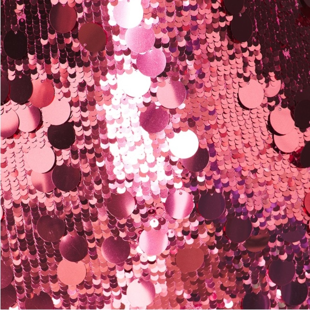 Lovers + Friends Mia Embellished Mini Dress in Hot Pink Sequin - Picture 4 of 7